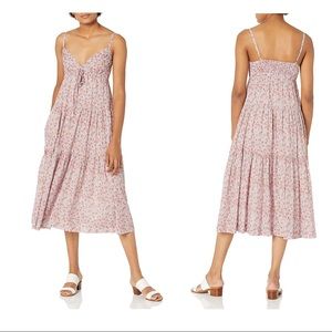 REBECCA TAYLOR LA VIE Sleeveless Eva Floral Dress Blue Haze Combo NWT Size XS